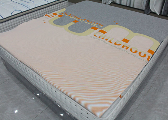 गद्दे 160gsm के लिए आरामदायक बुना हुआ तकिया Jacquard कपड़ा
