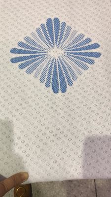 बिस्तर के लिए एसजीएस पुनर्नवीनीकरण पॉलिएस्टर 160gsm बुना हुआ Jacquard कपड़ा