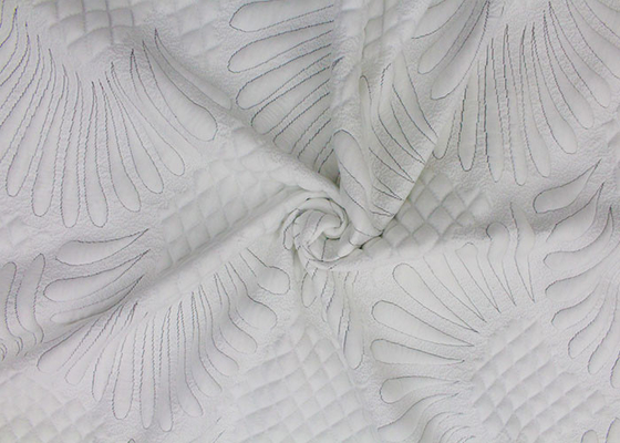 स्वनिर्धारित तकिया सीमन्स गद्दे Quilting कपड़ा बुना हुआ Jacquard यार्न रंगे लेटेक्स