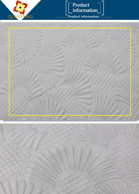 स्वनिर्धारित तकिया सीमन्स गद्दे Quilting कपड़ा बुना हुआ Jacquard यार्न रंगे लेटेक्स