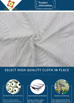 स्वनिर्धारित तकिया सीमन्स गद्दे Quilting कपड़ा बुना हुआ Jacquard यार्न रंगे लेटेक्स