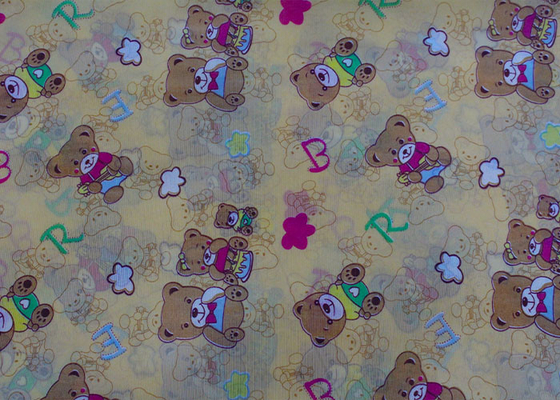 पॉलिएस्टर ताना बुना हुआ रंग मुद्रण गद्दे Quilting कपड़ा 225cm चौड़ाई: